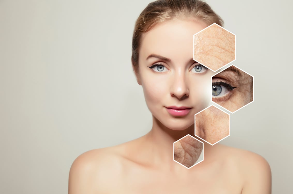 Health supplement female face anti-aging beauty cosmetics